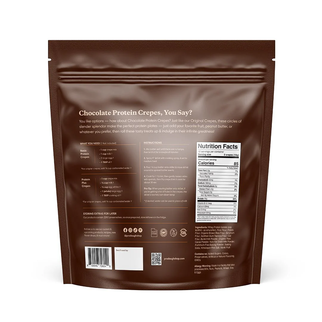 Chocolate Protein Crepe Mix - Image 5