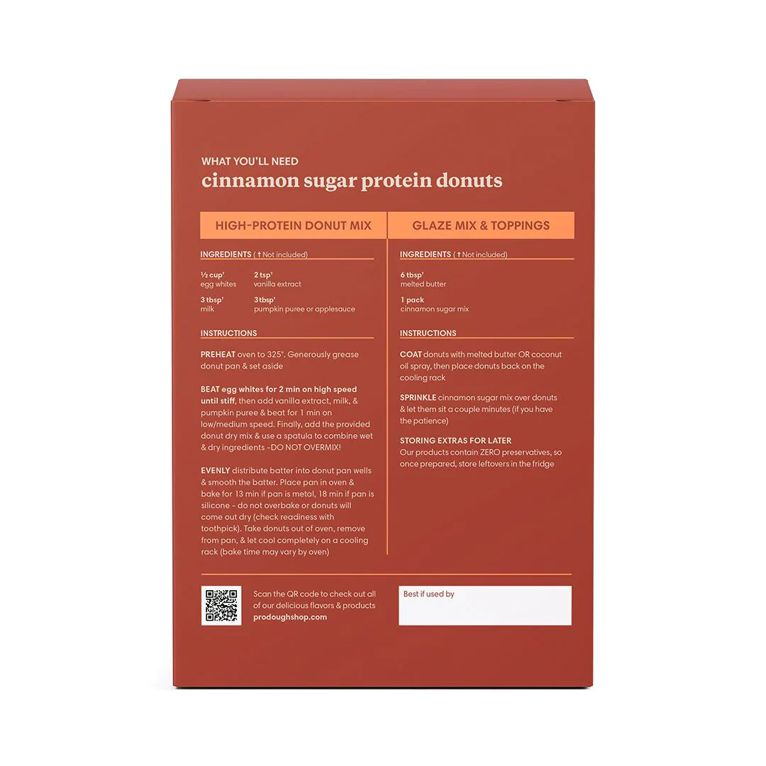Standard Flavors Protein Donut Mixes - One Time Purchase - Image 3