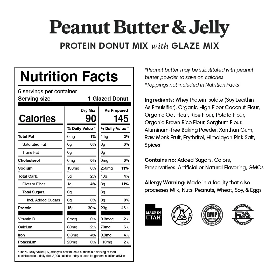 Standard Flavors Protein Donut Mixes - One Time Purchase - Image 32