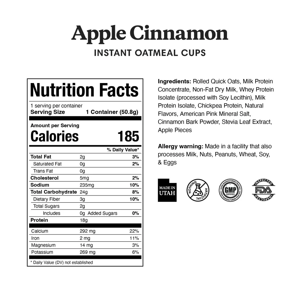 Protein Oatmeal Quick- 12pk - Image 4