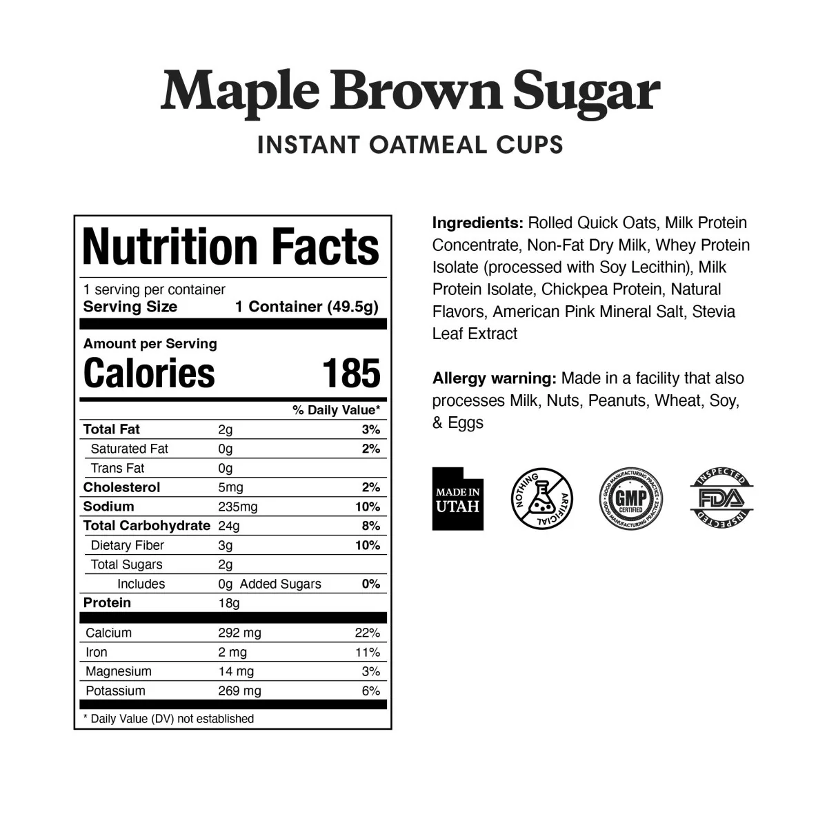 Protein Oatmeal Quick- 12pk - Image 6