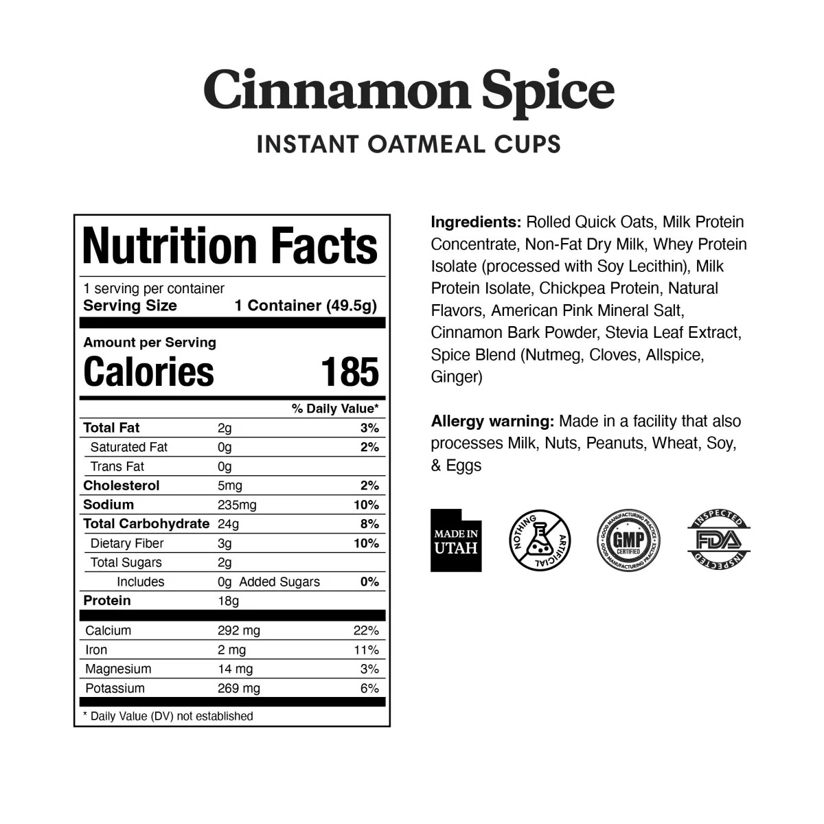 Protein Oatmeal Quick Cups Single Samples - Image 5